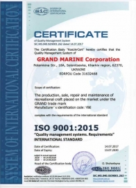   GRAND MARINE  ISO 9001 