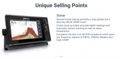  CRUISE-7 GPS/Plotter/o   83/200kHZ CHIRP 